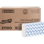GJO21100 Genuine Joe Multi-Fold White Paper Towels Case of 4,000 Towels