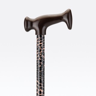 2028 Nova Straight Handle Adjustable Cane Leopard