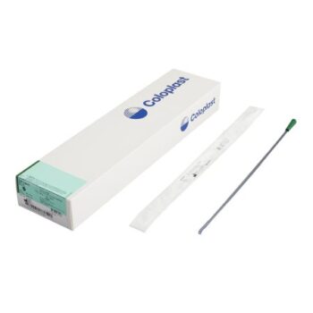 814 Coloplast Male Self Catheter Olive-Tip 14FR 16"