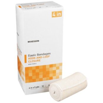 16-1033-4 McKesson Elastic Bandage with Velcro 4"