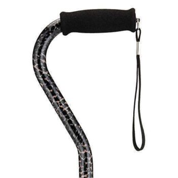 1070LP Nova Offset Adjustable Cane Leopard (300 Lbs Weight Capacity)