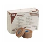 1533-0 3M Micropore Paper Tape Tan 1/2" Box of 24