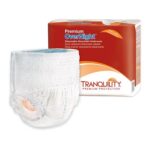 2113BAG Tranquility Premium OverNight Disposable Heavy Absorbency Underwear X-Small (17"-28") Bag of 22