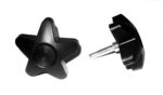 P-5620BK-STAR Replacement Star Knob for Quad Cane, Black