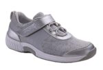 832 Orthofeet Joelle - Grey Stretchable Womens' Orthopedic Tennis Shoe (Medium, Wide, X-tra Wide)