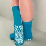 7129 Slipper Socks MedTreds® One Size Fits Most Gray Mid-Calf