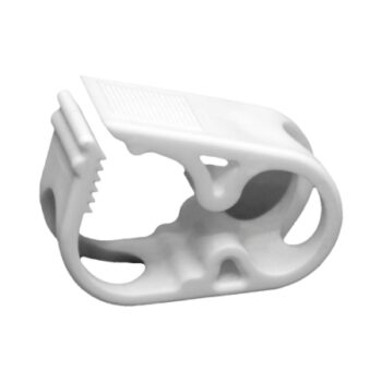 6999 Urocare Adjustable Tube Clamp, Multi-Position, White