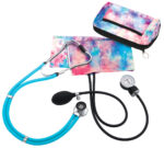 A2-CCS Prestige Aneroid & Sprague Stethoscope Combination - Tie Dye Cotton Candy Sky