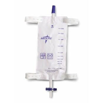 DYND12584 Medline Leg Bag 19oz (Fabric Backing) (RX)