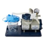 HCS7000 Medline Suction Aspirator: Vac-Assist Suction Aspirator w/800cc Canister, Tubing & Filter (RX)