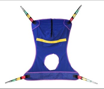 PBSL115 ProBasics Full Body Sling with Commode Opening, Polyester Mesh, Large (41.5" x 53.3") 450 Lbs Weight Capacity