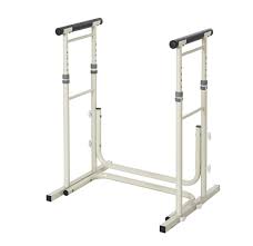 B5041 Essential Free Standing Toilet Safety Frame W/ Rack (Height Adjustable)
