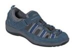 OrthoFeet Women's Sandal Shoe Naples BLUE
