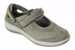 OrthoFeet Women's Mary Janes Shoe Reef GRAY