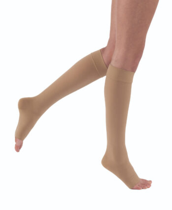 114805 Jobst Relief Knee 15-20mmHg X-Large OT Compression Stockings, Beige